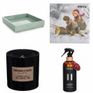 Gavesett med serviettholder, duftlys og romduft – en gave med ro og atmosfære thumbnail