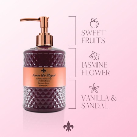 Savon De Royal Baroque Pearl Flytende håndsåpe 500 ml 