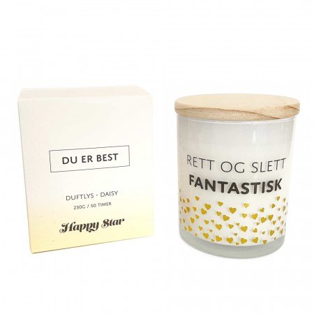 Duftlys - Du er best!
