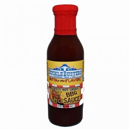  Sucklebusters BBQ Sauce Hot & Spicy (354ml)