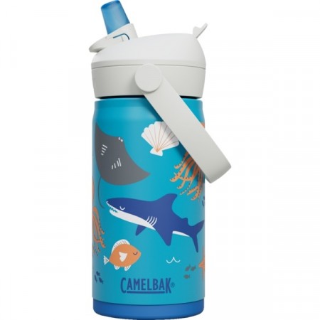 Camelbak Thrive Flip Straw Kids VSS drikkeflaske – Ocean Life 0,35 L (rustfritt stål)