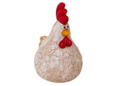 Hane beige høyde 13cm