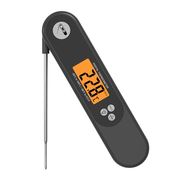 Vil du treffe riktig kjernetemperatur hver gang? Med Kjernetemperatur Pro – Digitalt steketermometer med ovnsprobe får du lynraske og nøyaktige målinger, bakgrunnsbelyst display og full kontroll på alt fra biffen på grillen til langtidsstekt ribbe i ovnen