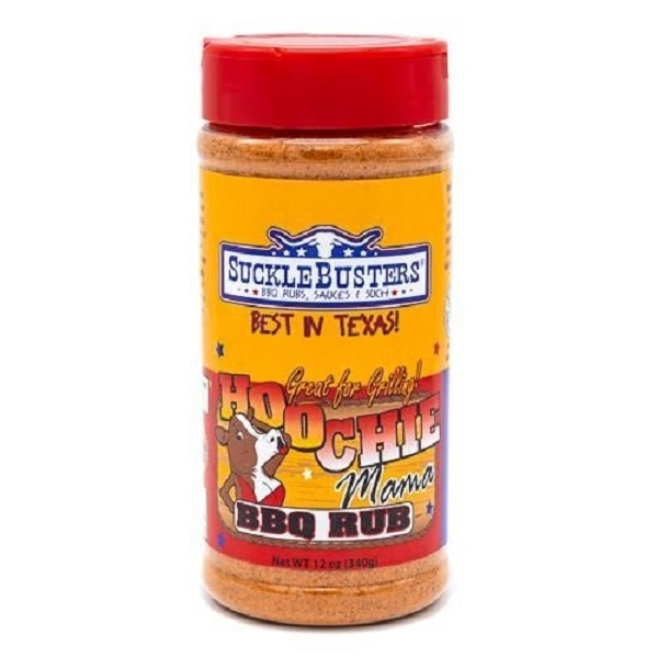 Sucklebusters Hoochie Mama BBQ Rub – Krydrede Texas-smaker for ekte BBQ! En kraftig rub med perfekt balanse av sødme, krydder og varme.