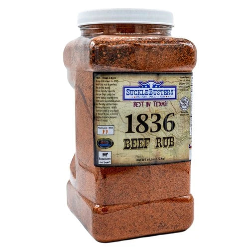 SuckleBusters 1836 Beef Rub – Storformat ca. 2720 g