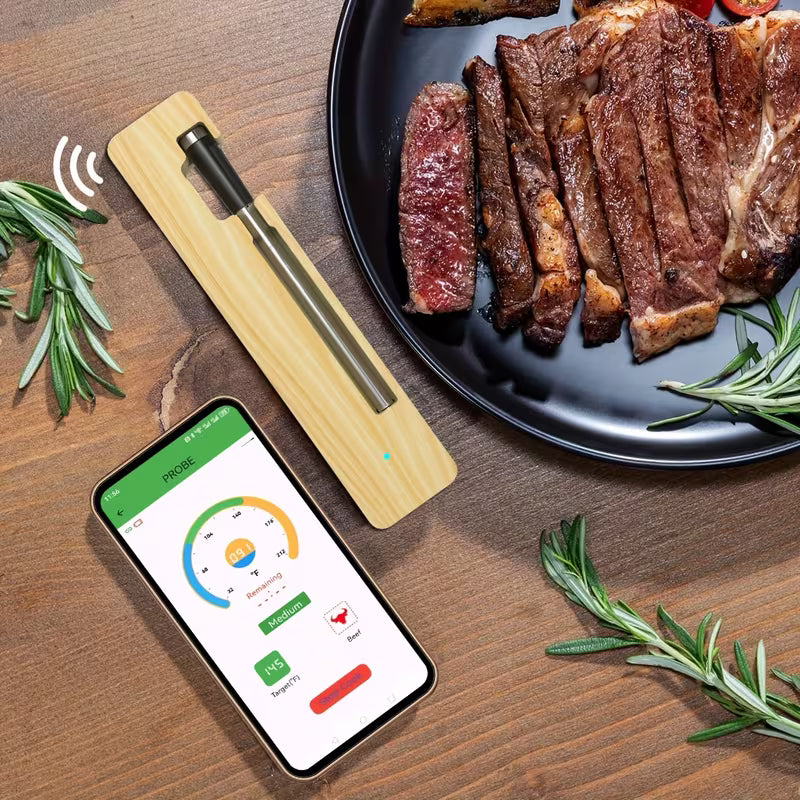 GrillogFritid Trådløst Kjøtttermometer – App-styrt presisjon for grill og ovn