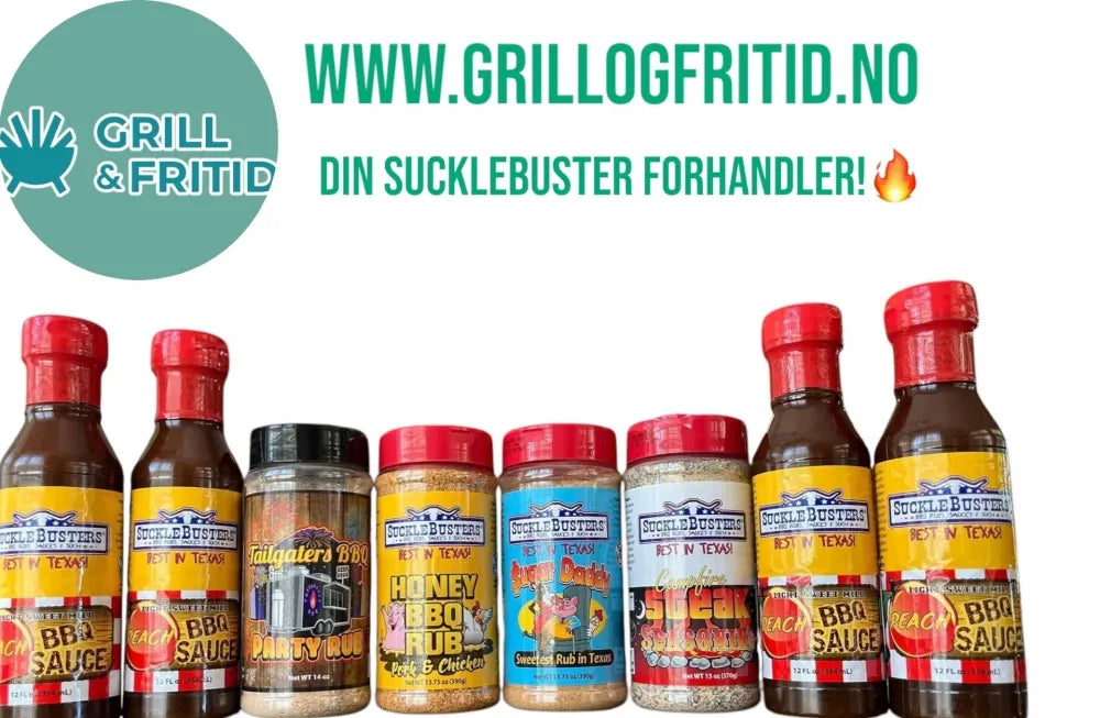 Sucklebusters Texaspakke – 4 essensielle BBQ-krydder