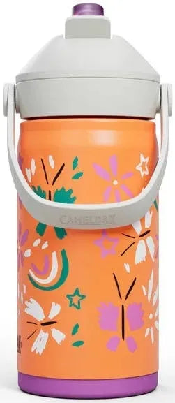Camelbak Thrive Flip Straw Kids VSS drikkeflaske Butterfly Rainbow 0,35 L (rustfritt stål)
