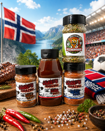 Norsk VM Kryddersett – Pizza, Taco, Burger & Grill
