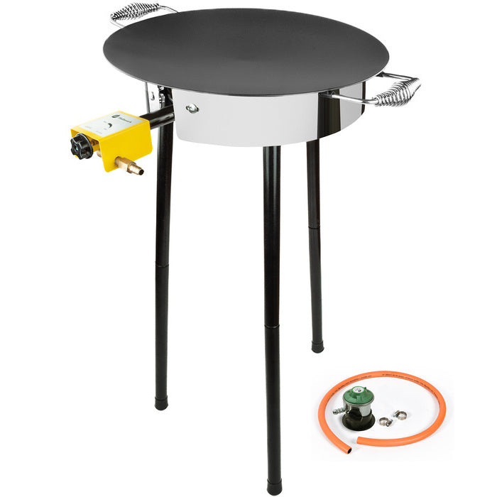Hällmark Stekehelle Sett 58 cm med Gassbrenner – Komplett Pakke