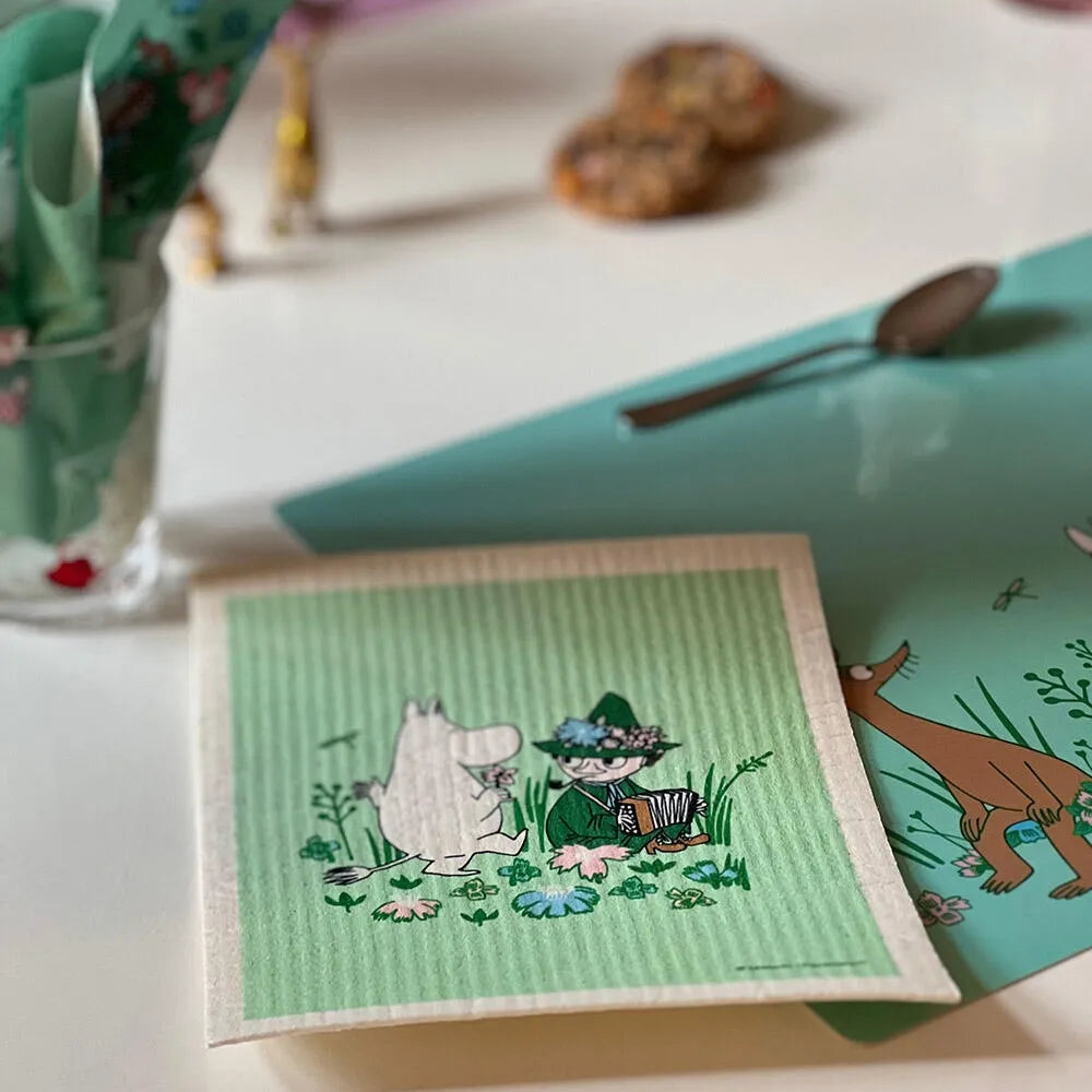 Mummi Oppvaskklut Mummitrollet – Grønn