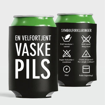 Bokskjøler "En velfortjent vaskepils" – Neopren (0,33/0,5l)