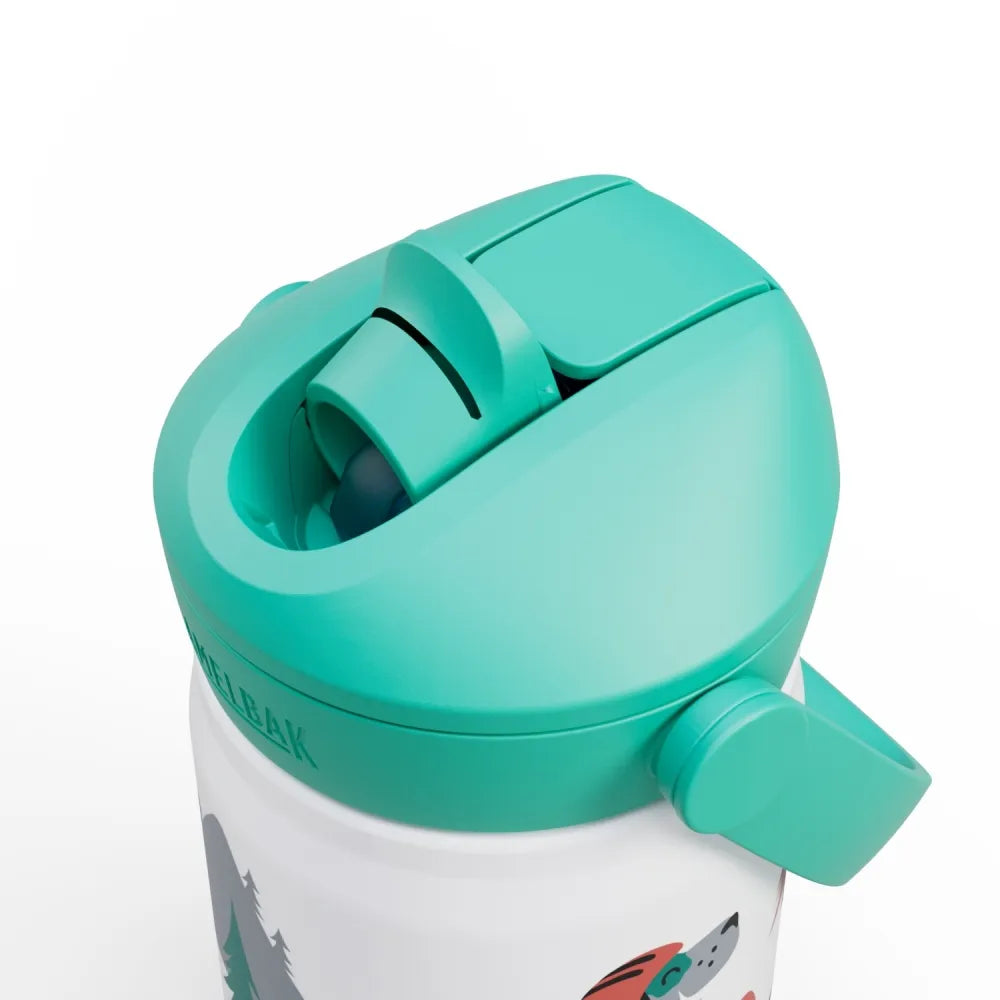 Camelbak Thrive Flip Straw Kids VSS drikkeflaske Biking Dogs 0,35 L (rustfritt stål)