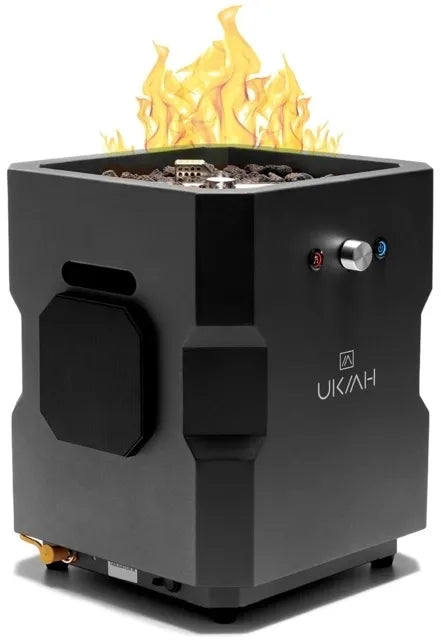 Ukiah Tailgater II gassdrevet bålpanne med lydsystem