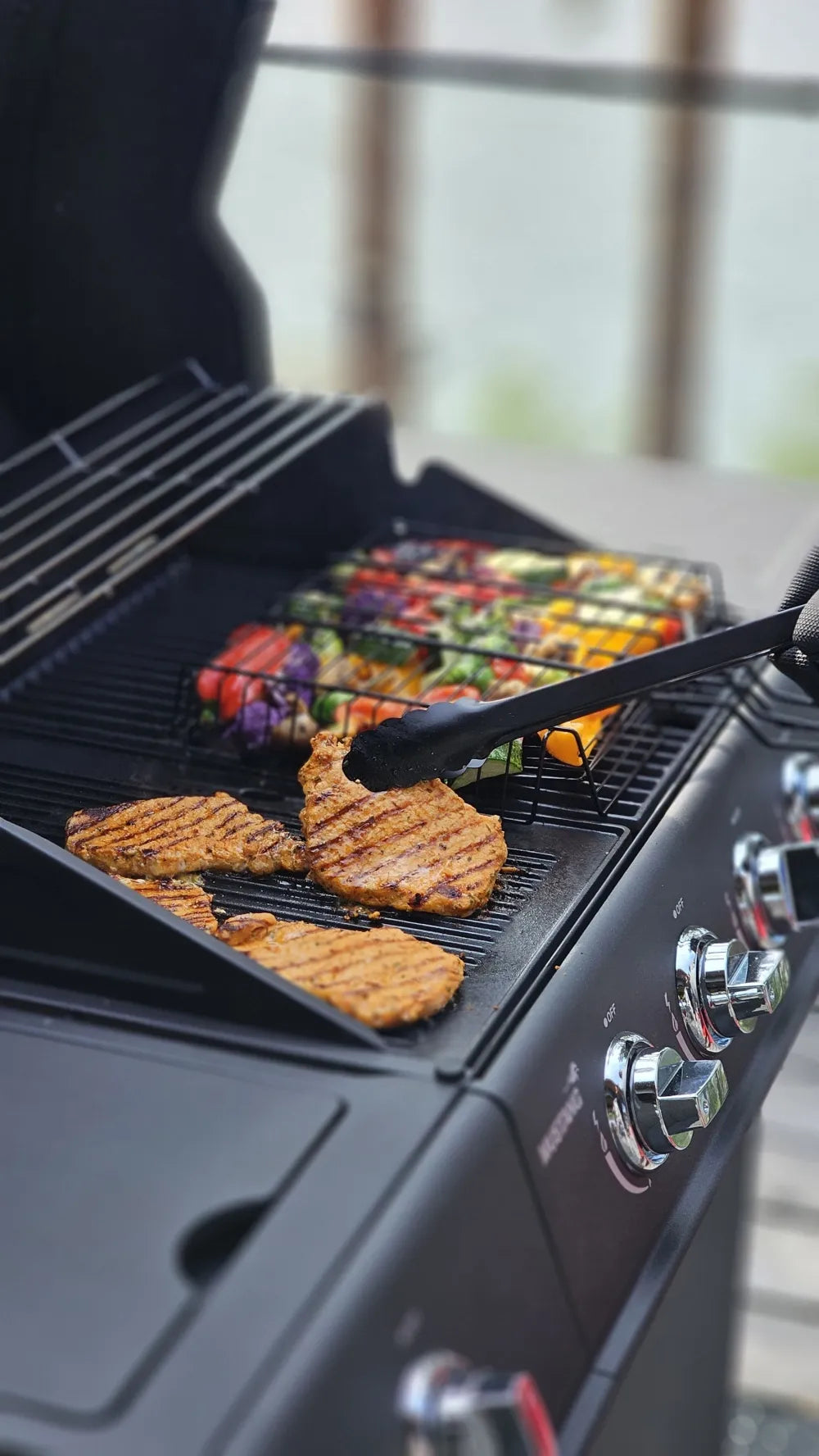 Mustang Black Line Grillsett 3 deler