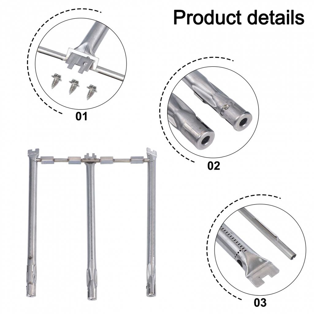 Weber Spirit 300-serien Brennrørsett Rustfritt Stål