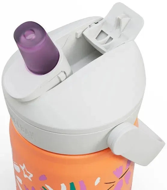 Camelbak Thrive Flip Straw Kids VSS drikkeflaske Butterfly Rainbow 0,35 L (rustfritt stål)