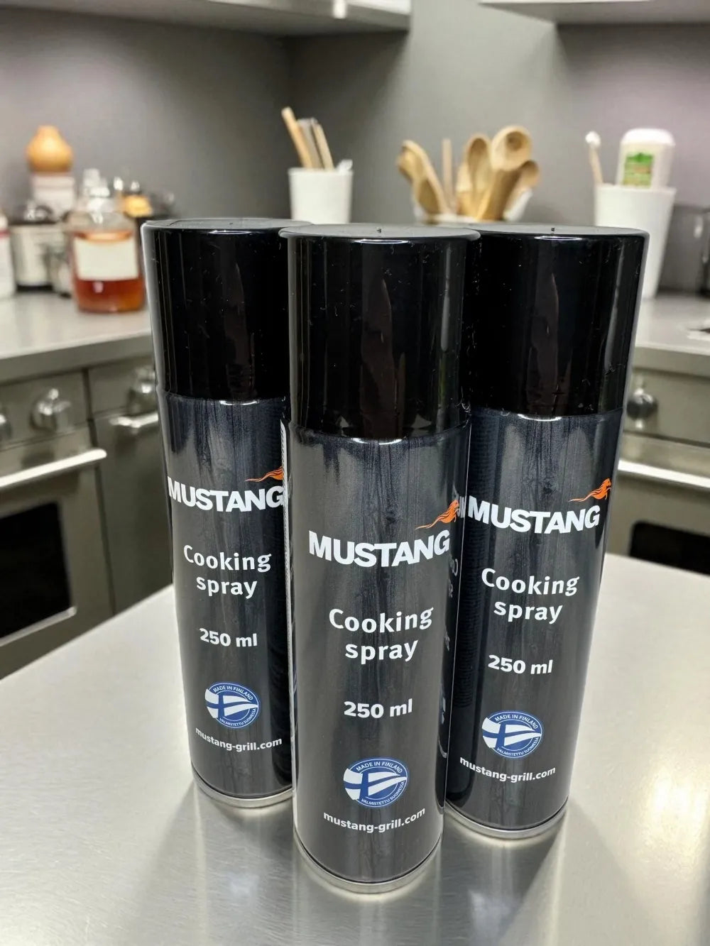 Mustang Oljespray 3-pakning "nonstick" for Grill og Steking