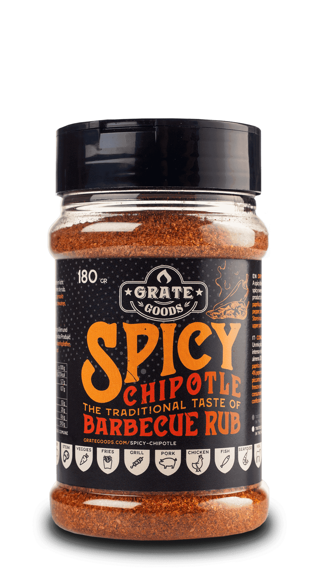 Grate Goods Spicy Chipotle BBQ Kryddermiks 180g
