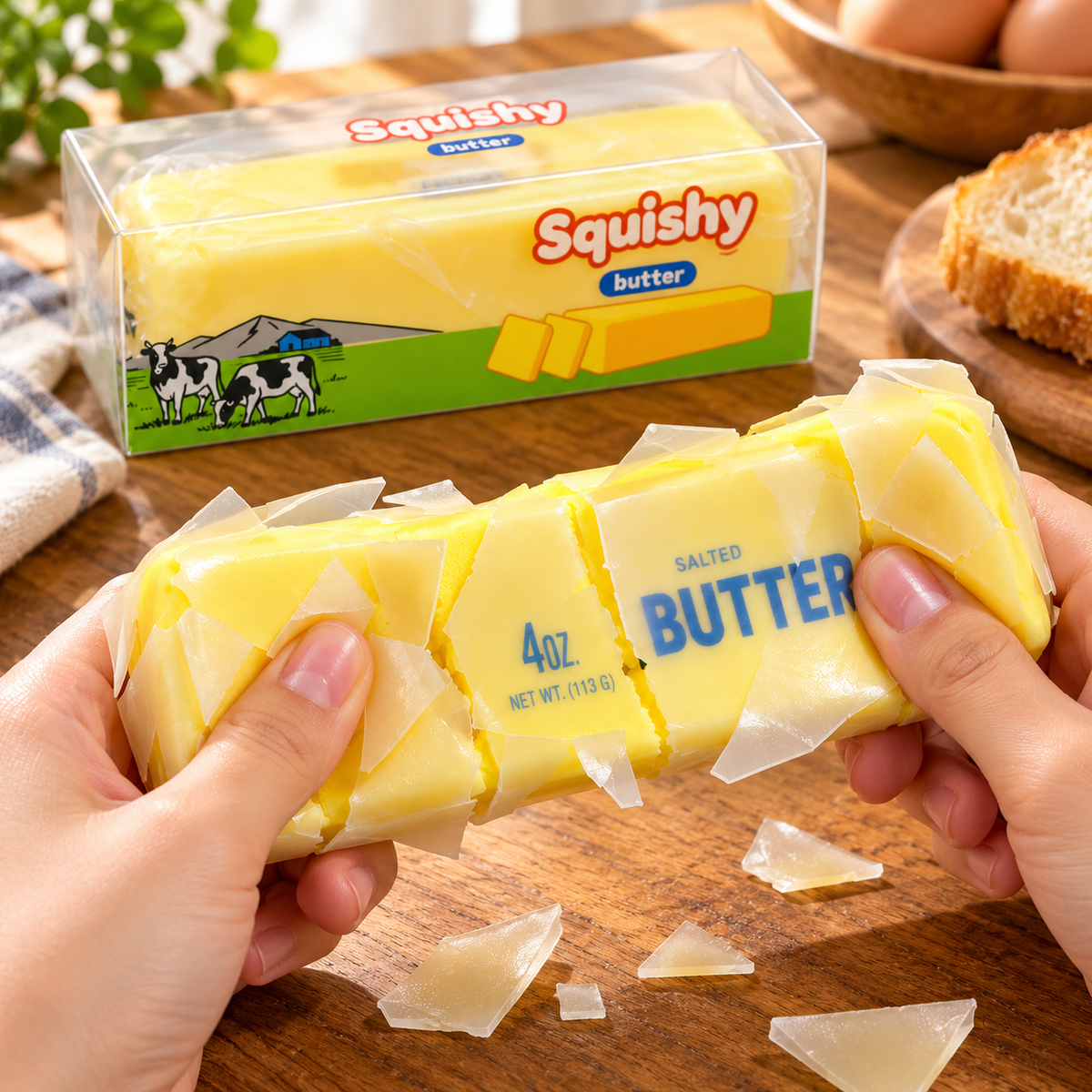 Crispy Butter Squishy 14cm