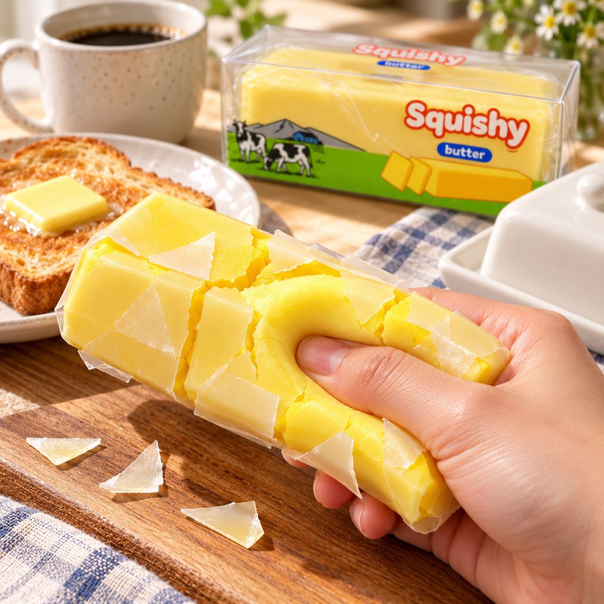 Crispy Butter Squishy 14cm