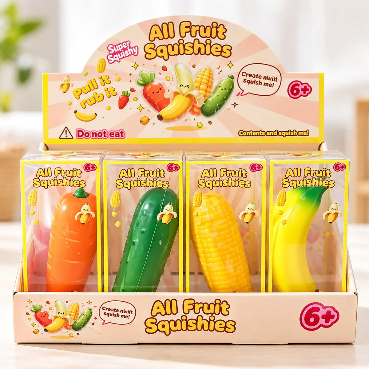 Crispy Squishy – Frukt & Grønnsaker