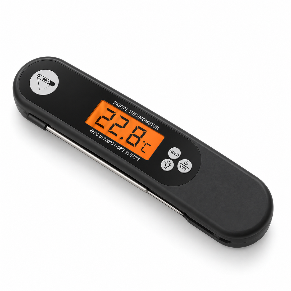 Digitalt steketermometer med bakgrunnslys