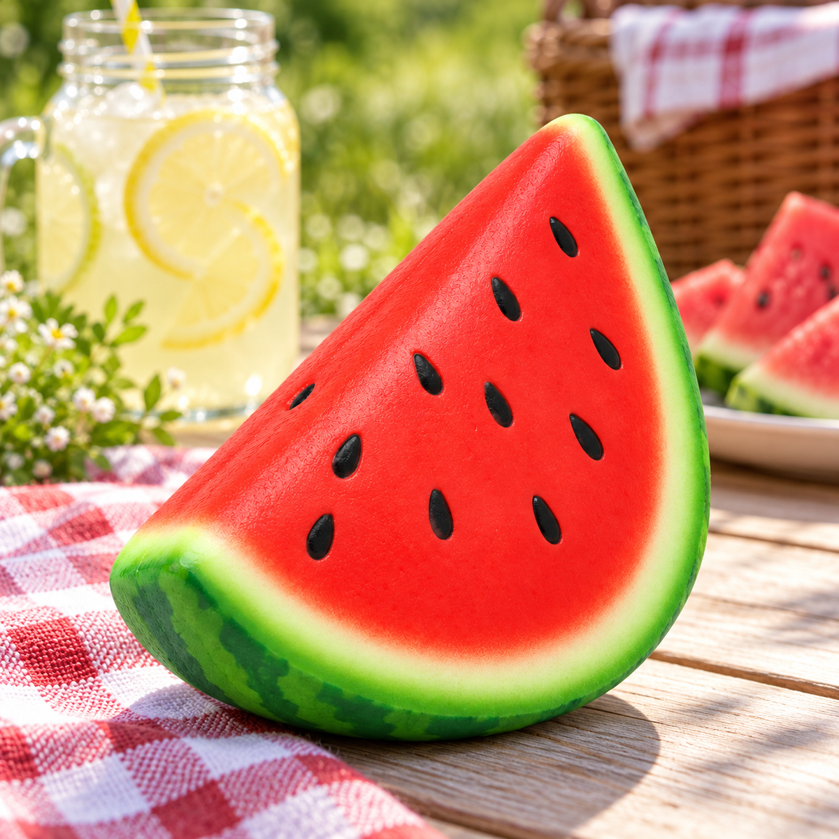 Vannmelon Squishy – Slow Rising Klemmeleke