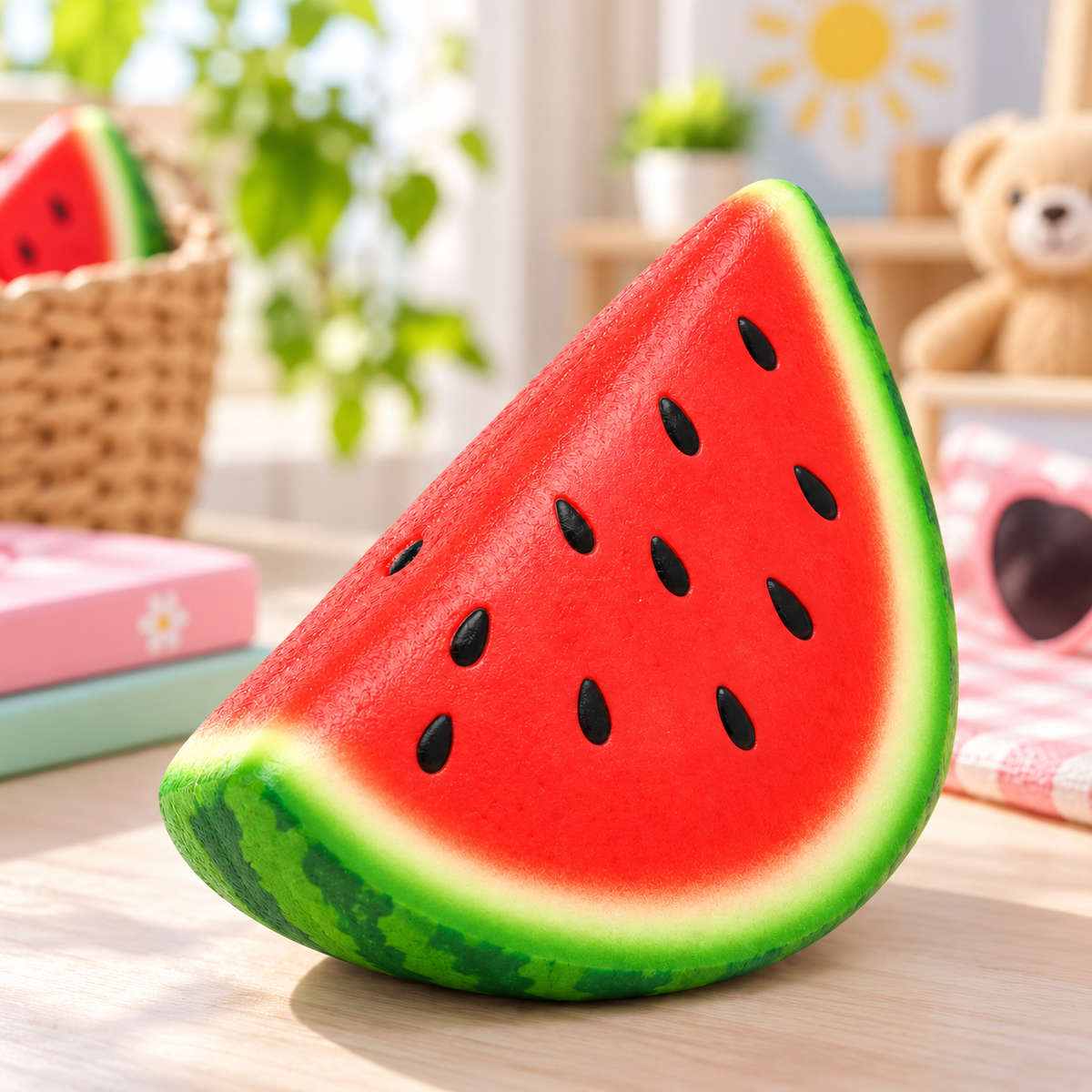Vannmelon Squishy – Slow Rising Klemmeleke