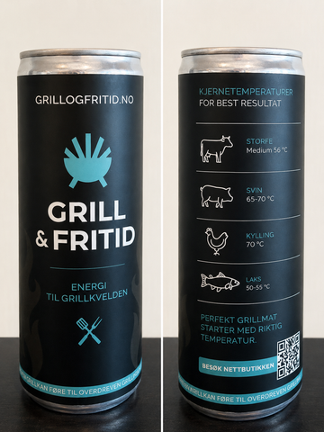 Grill & Fritid Energidrikk – Sukkerfri 250ml