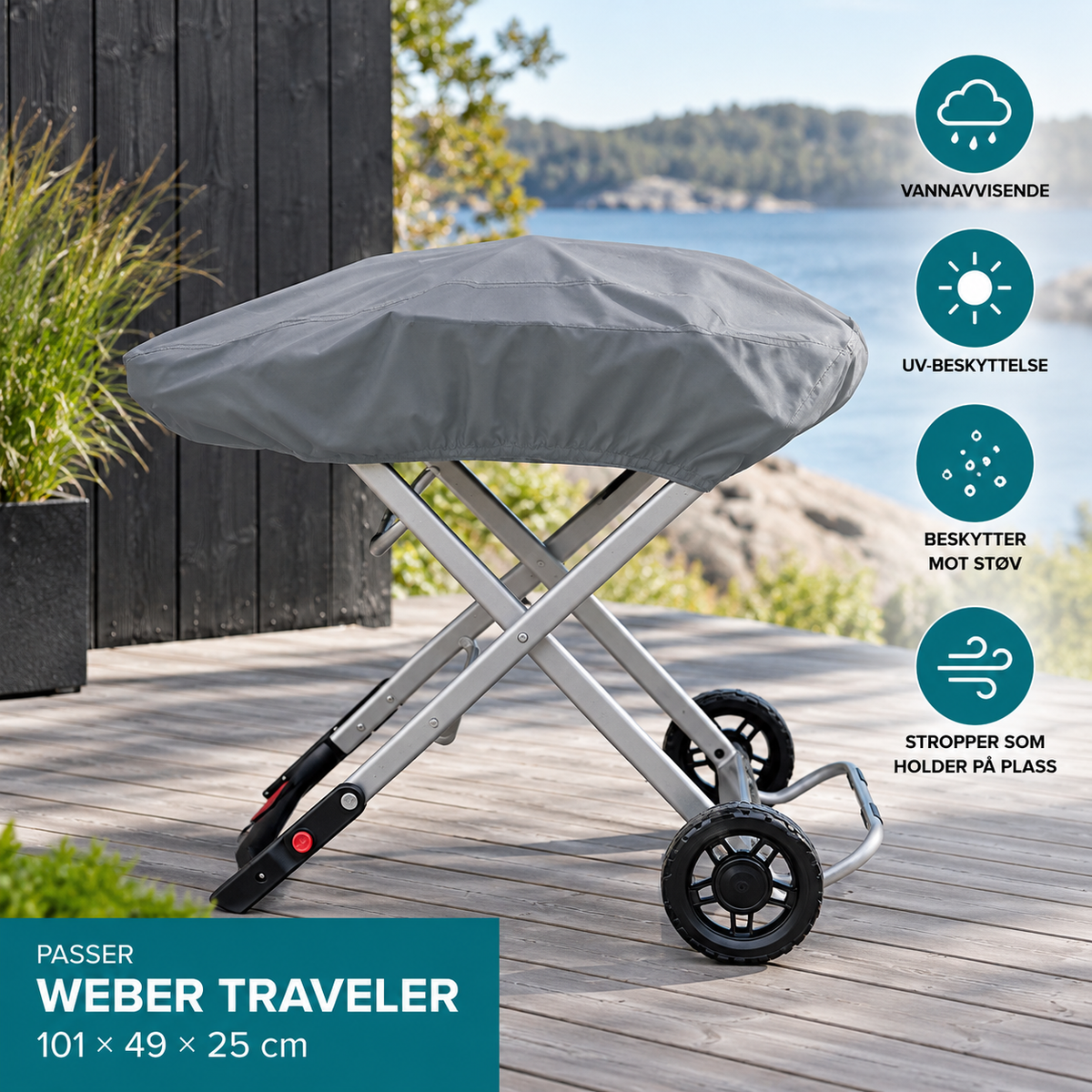 Grilltrekk til Weber Traveler