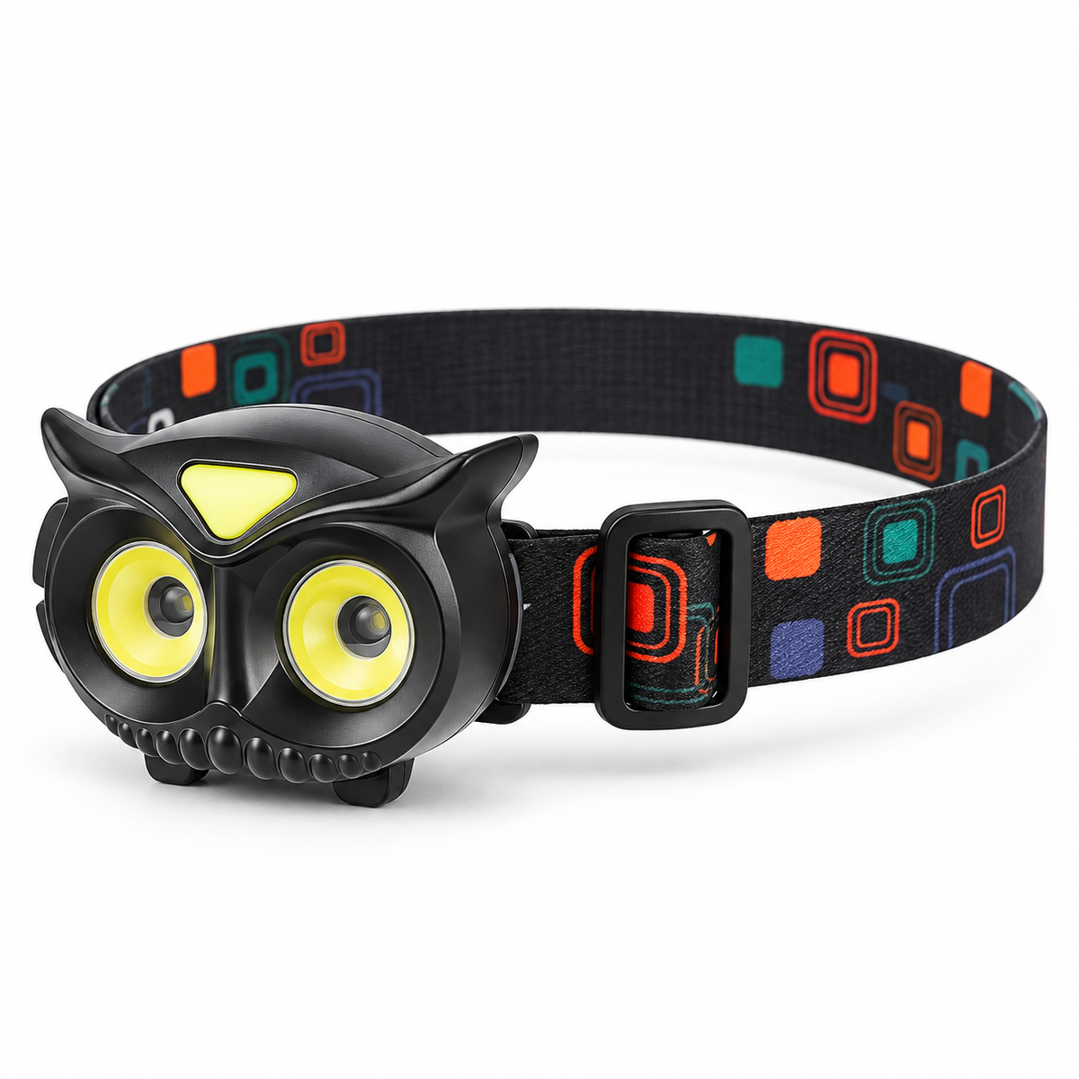 Hodelykt til barn med ugledesign – 150 lumen