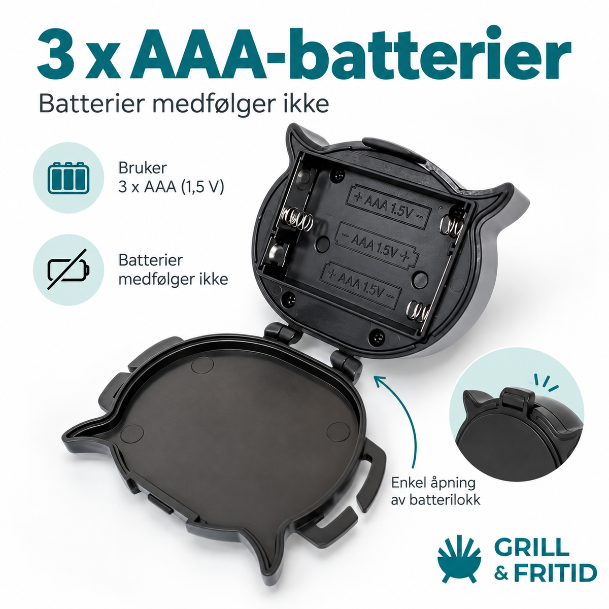 Hodelykt til barn med ugledesign – 150 lumen