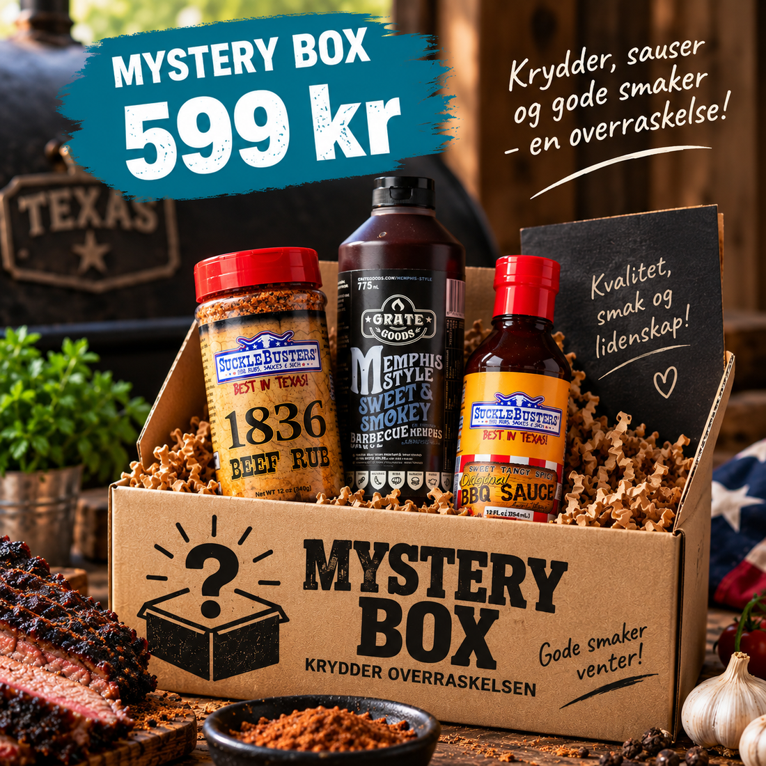 Mystery Box Krydderoverraskelsen fra GrillogFritid.no