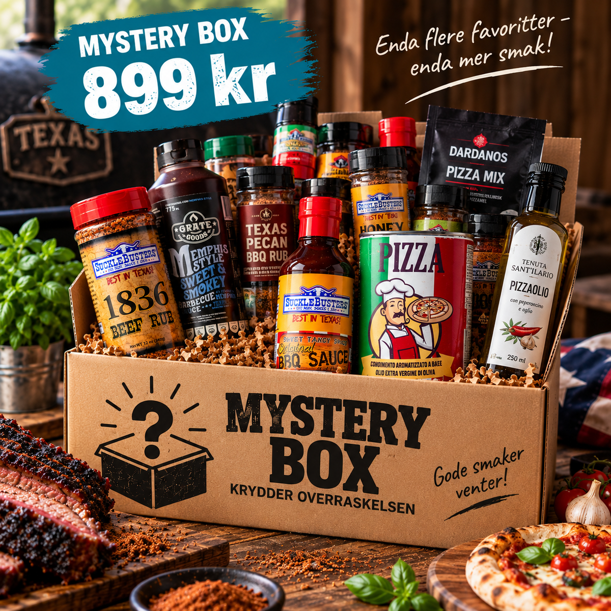 Mystery Box Krydderoverraskelsen fra GrillogFritid.no