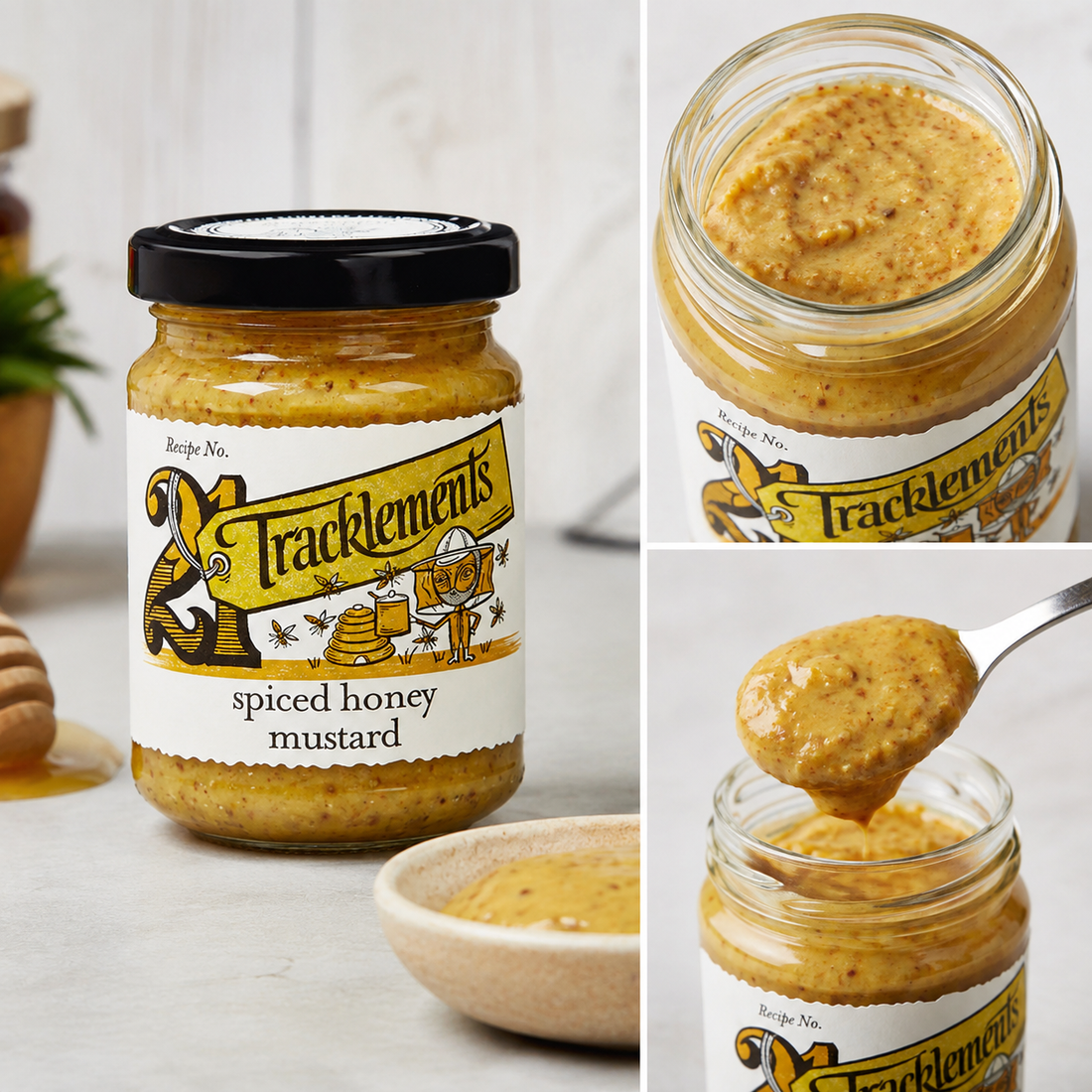 Tracklements Spiced Honey Mustard 140 g