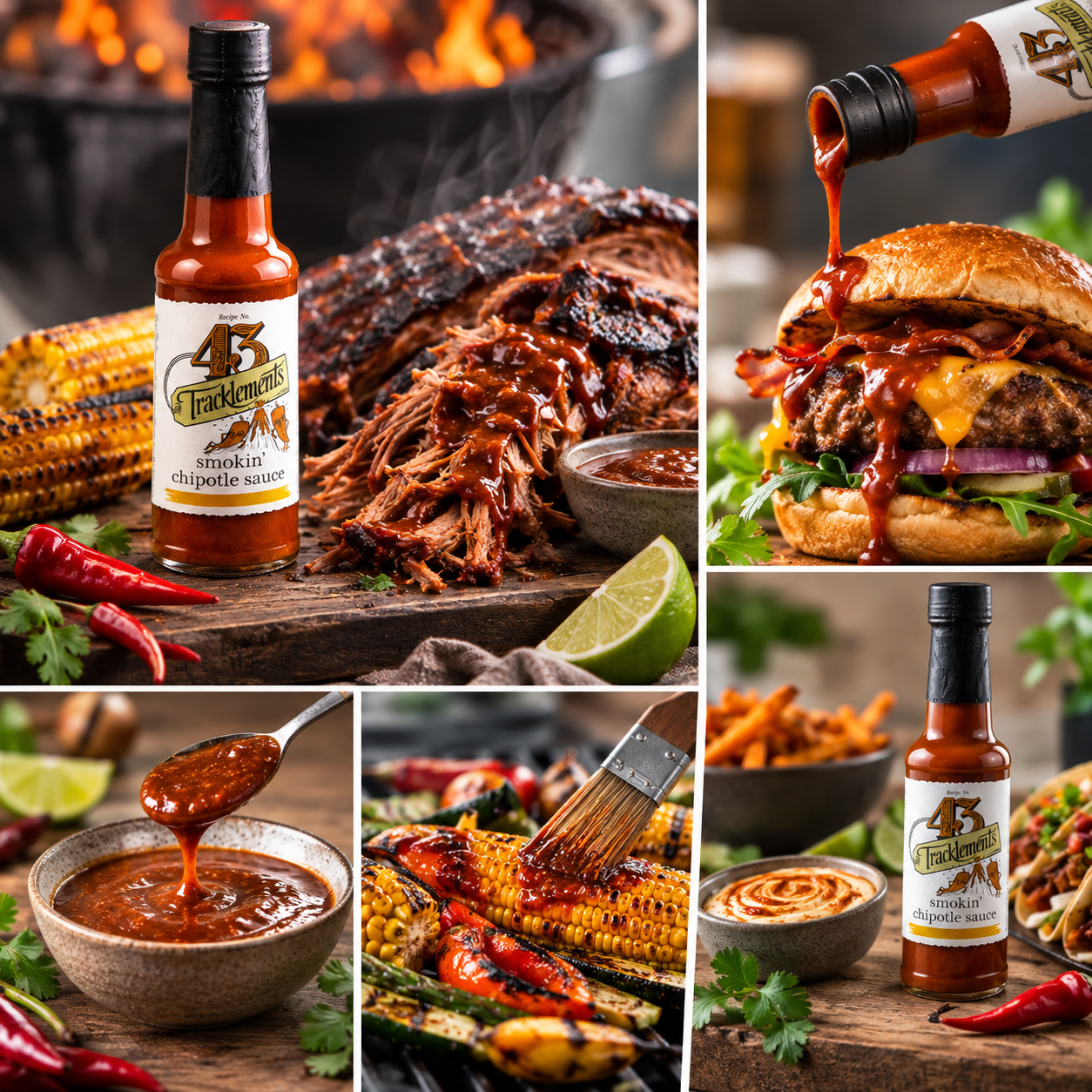Tracklements Smokin’ Chipotle Sauce 150 ml