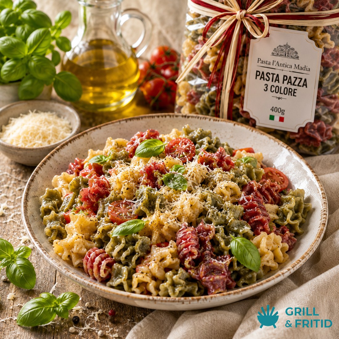 Pasta Pazza 3 Colore – Italiensk pasta 400 g