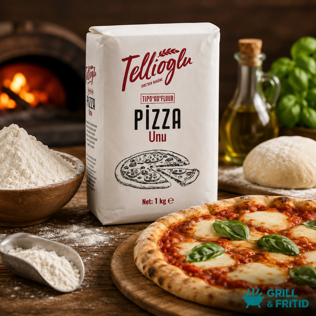 Tellioğlu Pizzamel 1kg