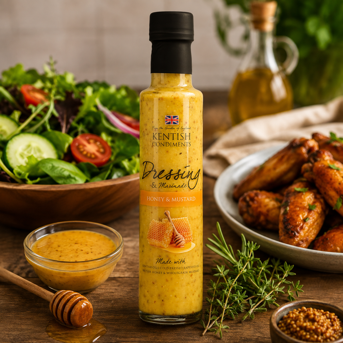 Kentish Honey & Mustard Dressing 250 ml.