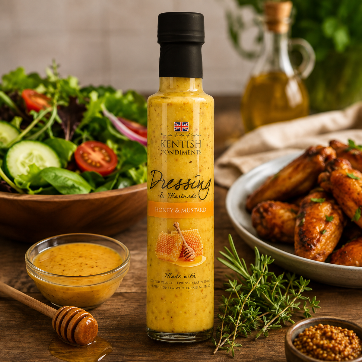 Kentish Honey & Mustard Dressing 250 ml.