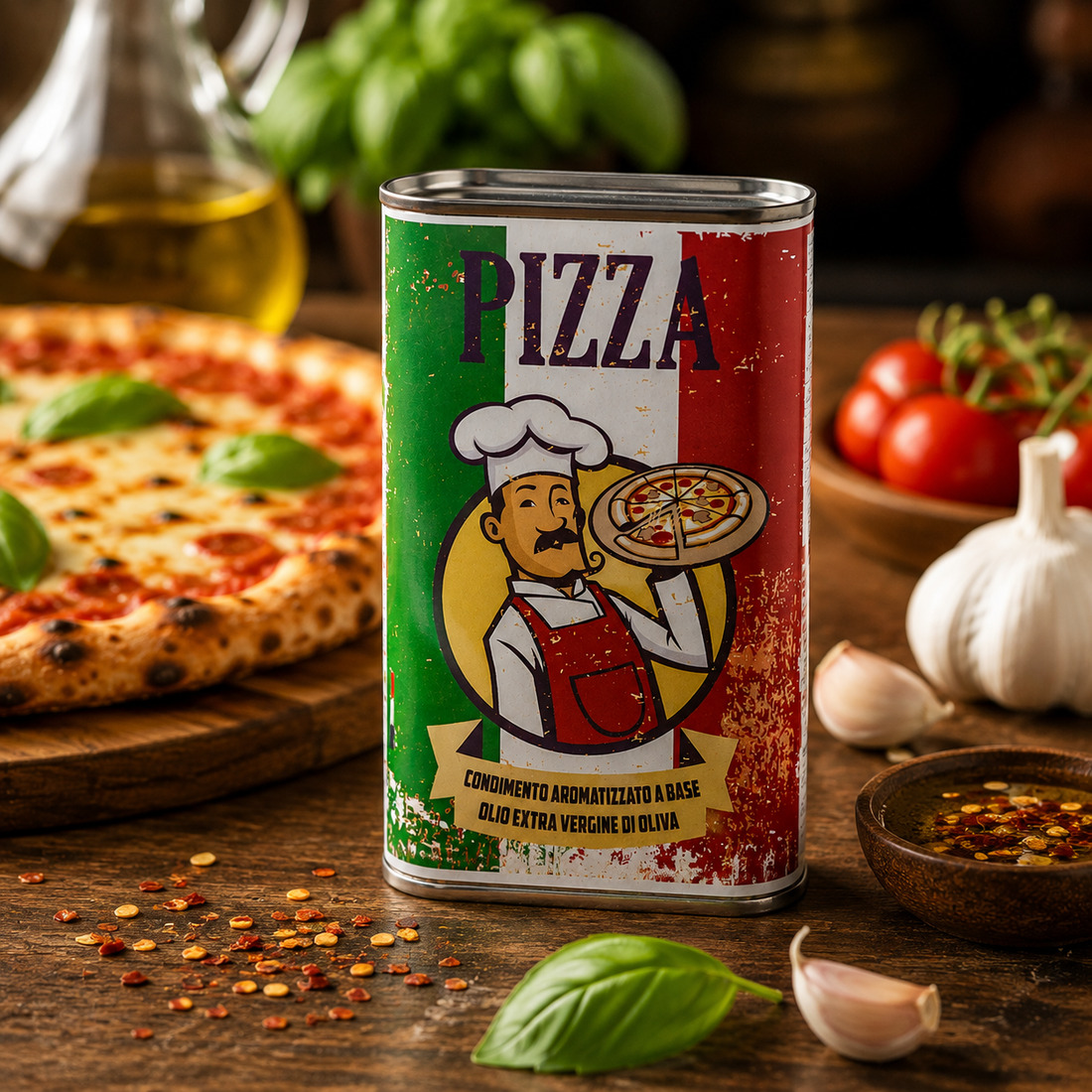 Tenuta Sant'Ilario Pizzaolje med chili & hvitløk 250 ml