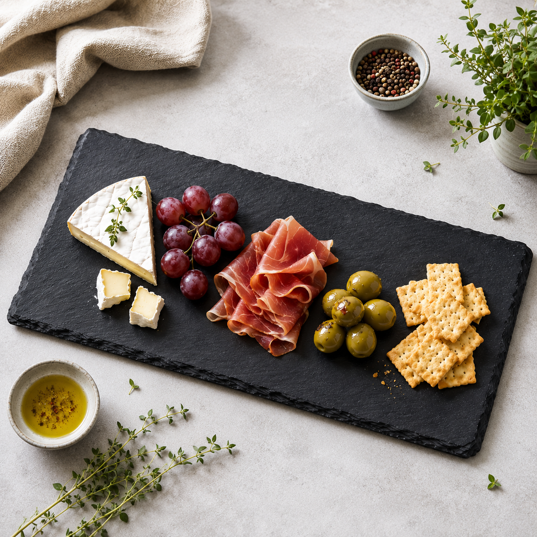 Serveringsfat skifer 30x15cm