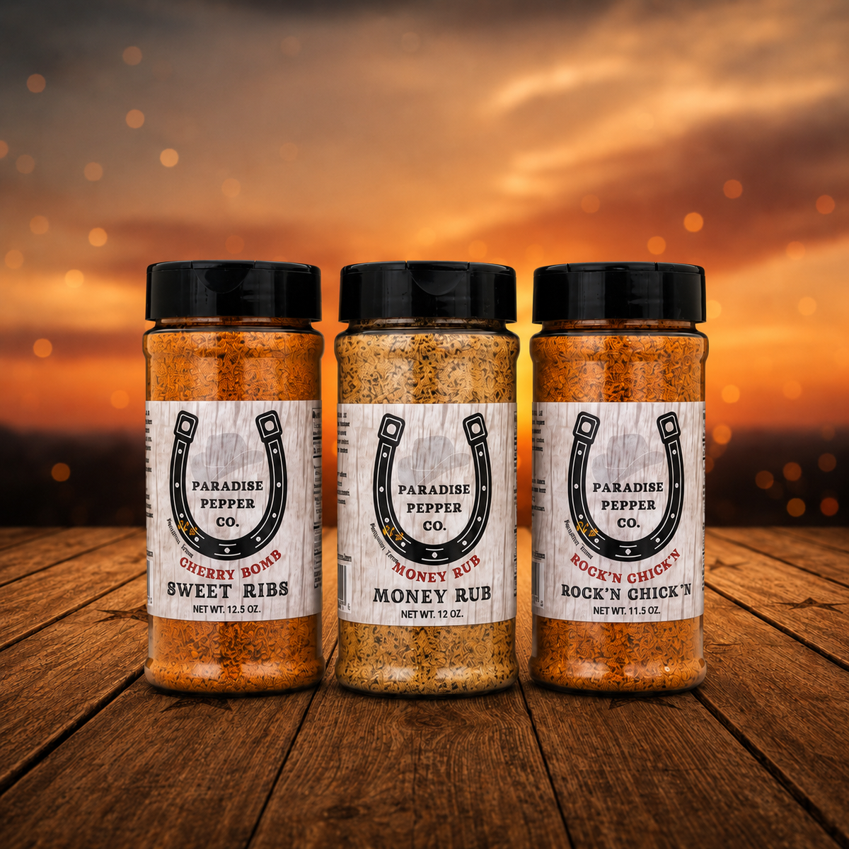 Paradise Pepper Kryddertrio
