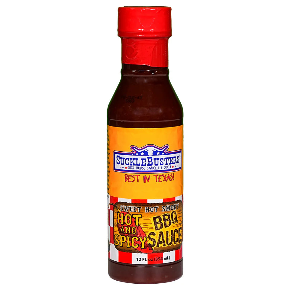 Sucklebusters BBQ Sauce Hot & Spicy (354ml)