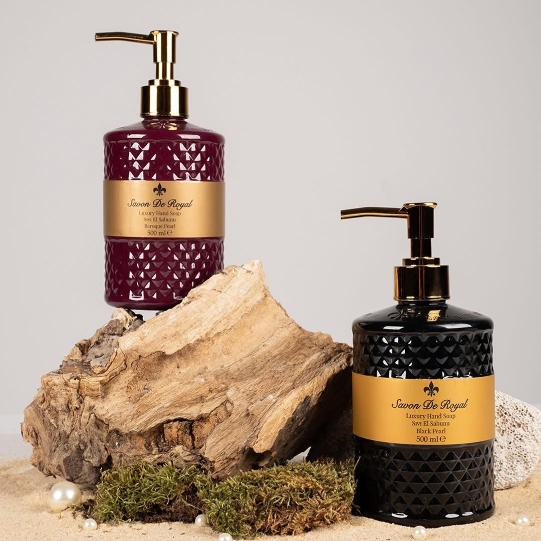 Savon De Royal Luxury Hand Soap Black Pearl – 500 ml fuktighetsgivende håndsåpe