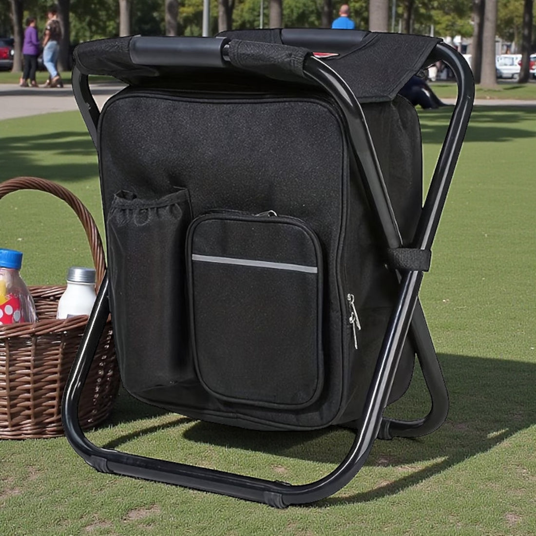 Sammenleggbar krakkryggsekk med kjølebag – tåler 150 kg