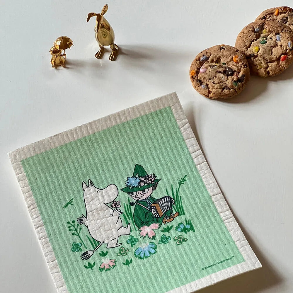 Mummi Oppvaskklut Mummitrollet – Grønn