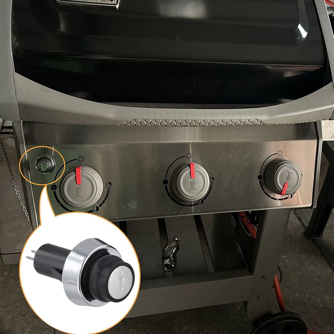 Tenningsknapp til Weber Genesis II & Spirit II E-310