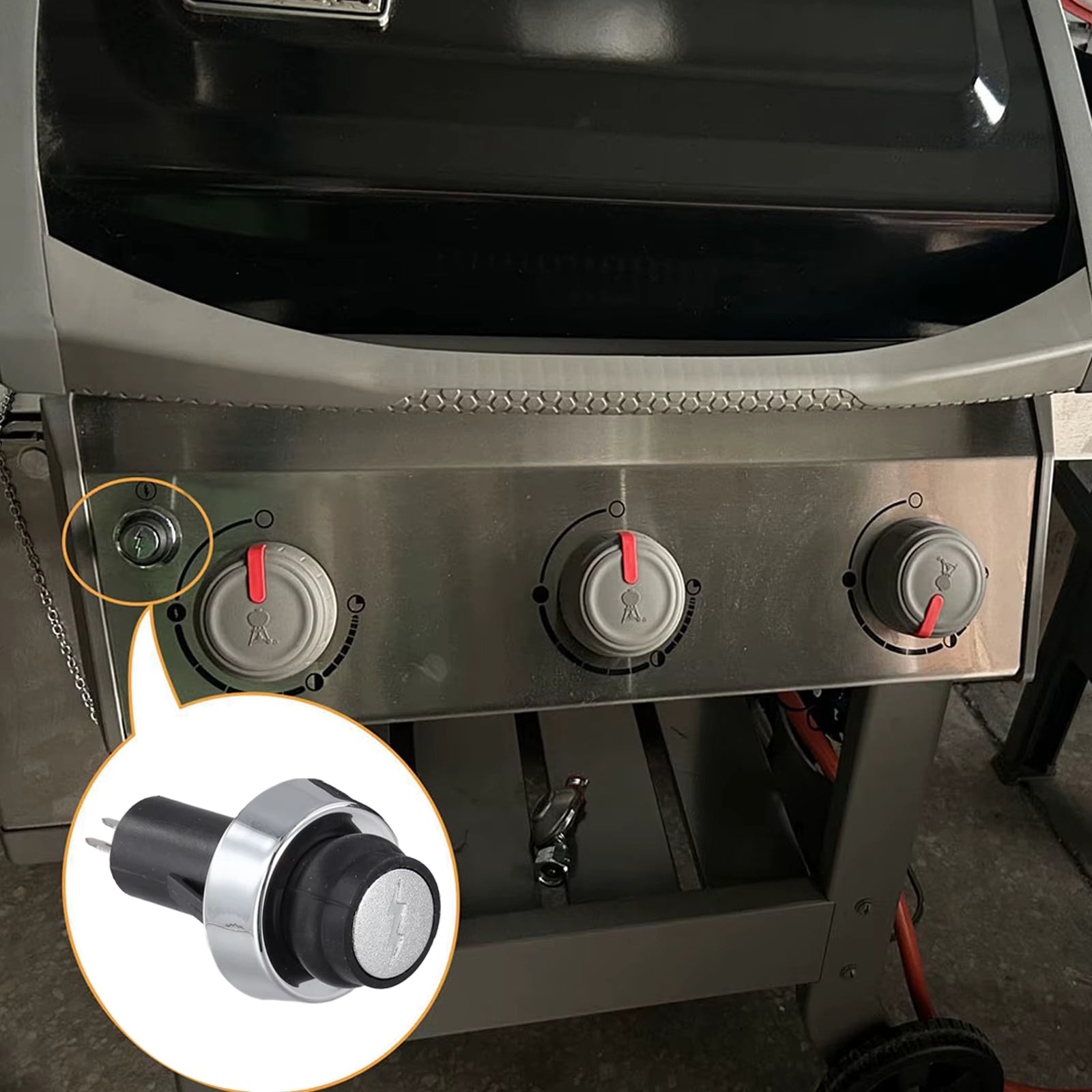 Tenningsknapp til Weber Genesis II & Spirit II E-310